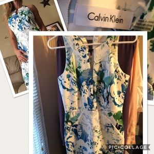 Calvin Klein floral dress